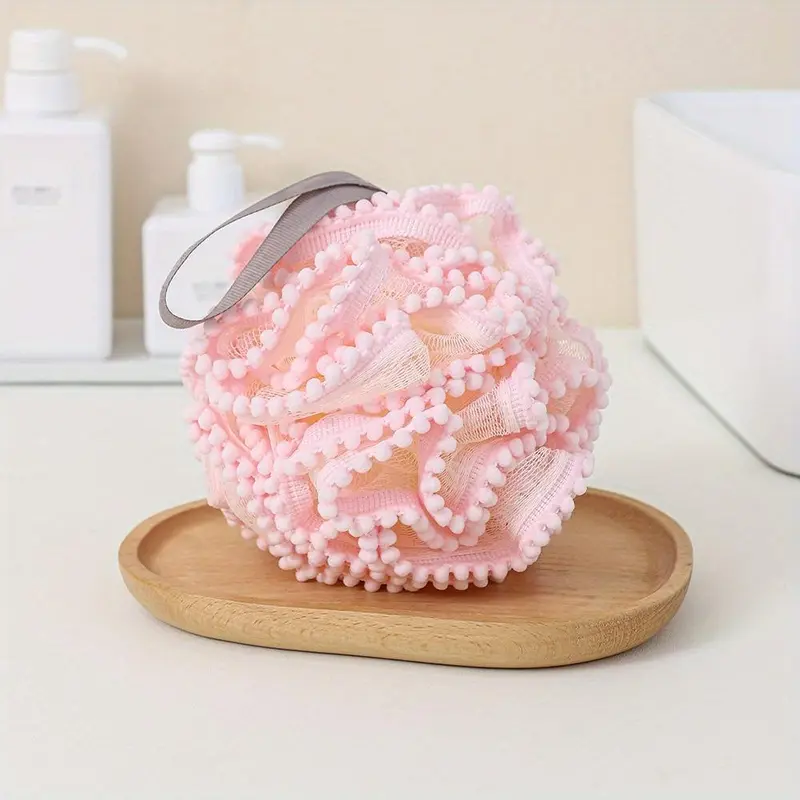 Cute Soft Shower Sponge, 1 Count Keratin Removing Shower Sponge, Essential Bathroom Accessory for Home Use, Personal 4
