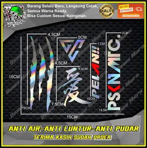 PAKET 5 IN 1 CAKAR GC CINA PELAN!! PASUKANMTC Cutting Sticker