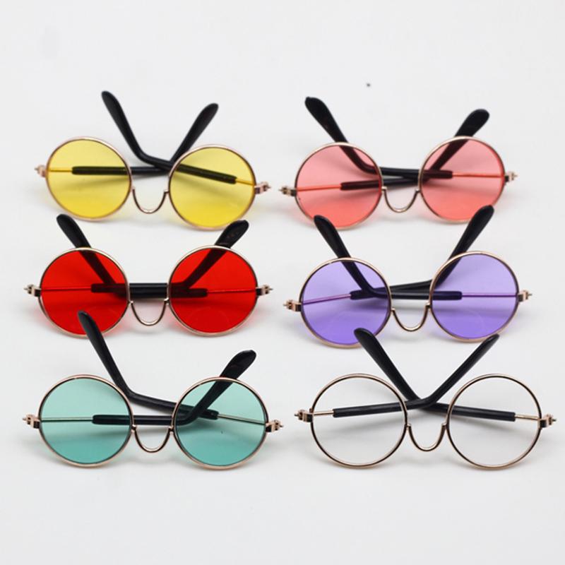 For Labubu Glasses 7-8cm Cute Plastic Glasses for 17cm Labubu Macaron and BJD Dolls Toy Glasses Accessories #468009 3