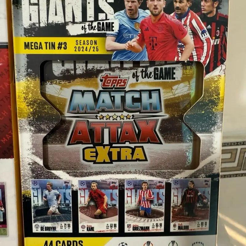 [ Chọn Ngẫu Nhiên ] [ Mega Tin ] Hộp Thẻ Lớn Match Attax Champions League EXTRA Mùa 2024/25 24/25 ( 48 thẻ ) 1