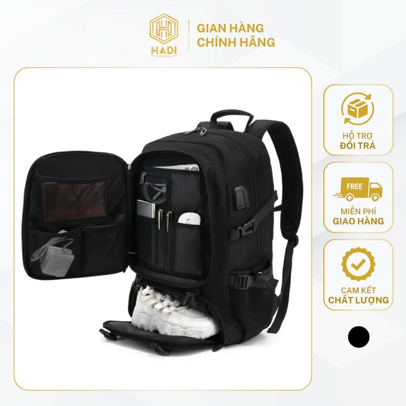 Balo du lịch Bag  nam đựng quần áo balo đựng laptop 17 inch chống thấm nước balo leo núi đa năng 50-80L B02