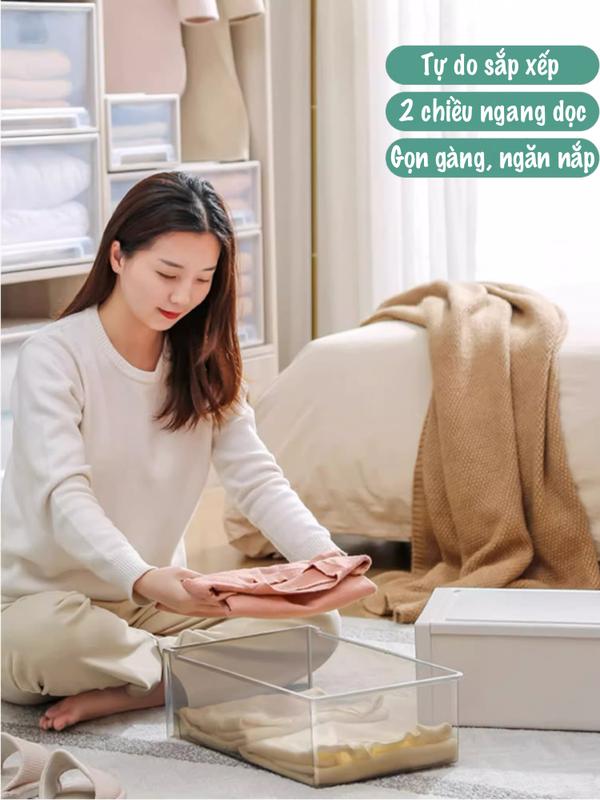 Hộp đựng đồ đa năng X-8016. Hộp đựng quần áo và đồ dùng có ngăn kéo 5