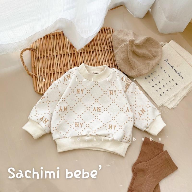 WA32CD Áo nỉ cho bé Ny len ép chất liệu len ép 2 da mềm mại