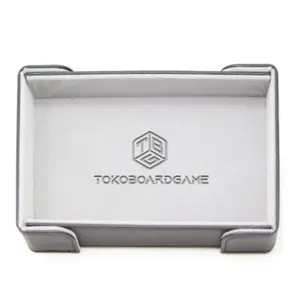 Premium Thick Dice Tray Pu Leather - Board Game Accecories
