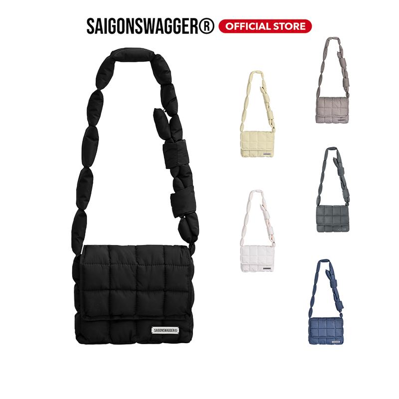 Túi Đeo Chéo Chần Bông SAIGON SWAGGER NOIR PUFFER BAG