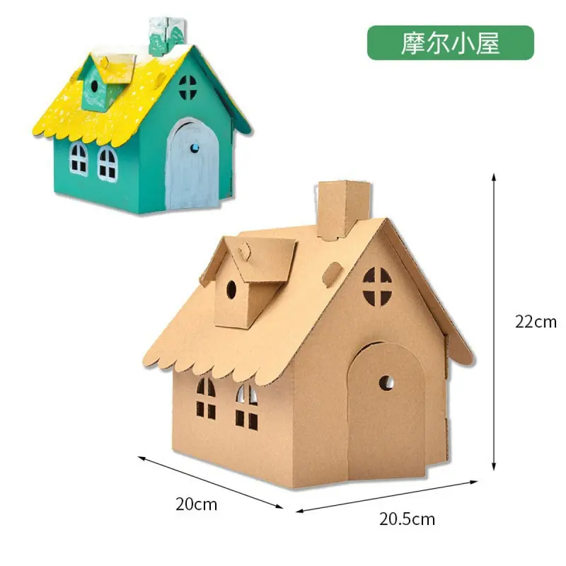 Christmas DIY Cookie House Kit for Kids – Glowing Lights, Creative Handicraft Decoration Set, Perfect for Preschool Gifts 7