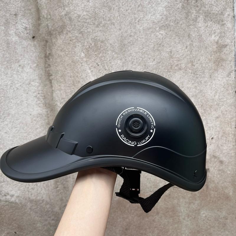 Nón Bảo hiểm kết đen nhám dành cho nam Đội Đầu Phụ Kiện