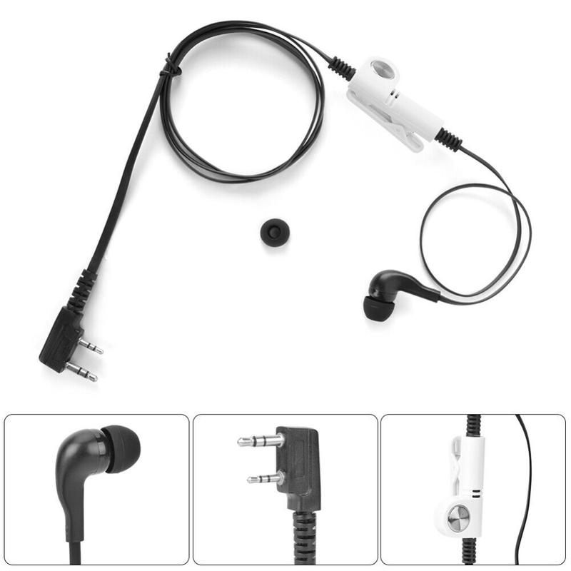 Chuyên nghiệp 2 chiều Tai nghe 2 chân Radio hai chiều Tai nghe bộ đàm ABS Dây…