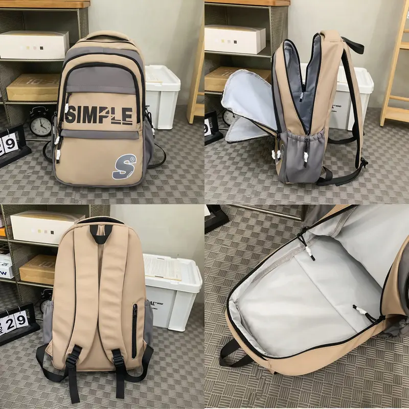 Balo đi học thời trang unisex nam nữ vải cao cấp chống nước đựng laptop 16in đi làm du lịch 8853 8