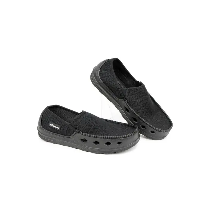 Sepatu Ardiles Mickelson Hitman - Fashion Casual Pria Flat Shoes Sneakers Kasual Kerja Hitam 3