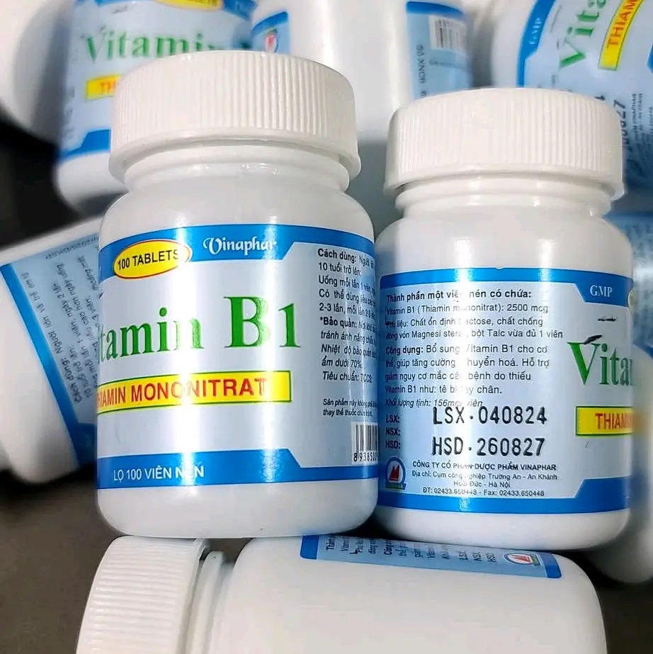 VITAMIN B1 CHO GÀ KÍCH THÍCH ĂN UỐNG 100 VIÊN
