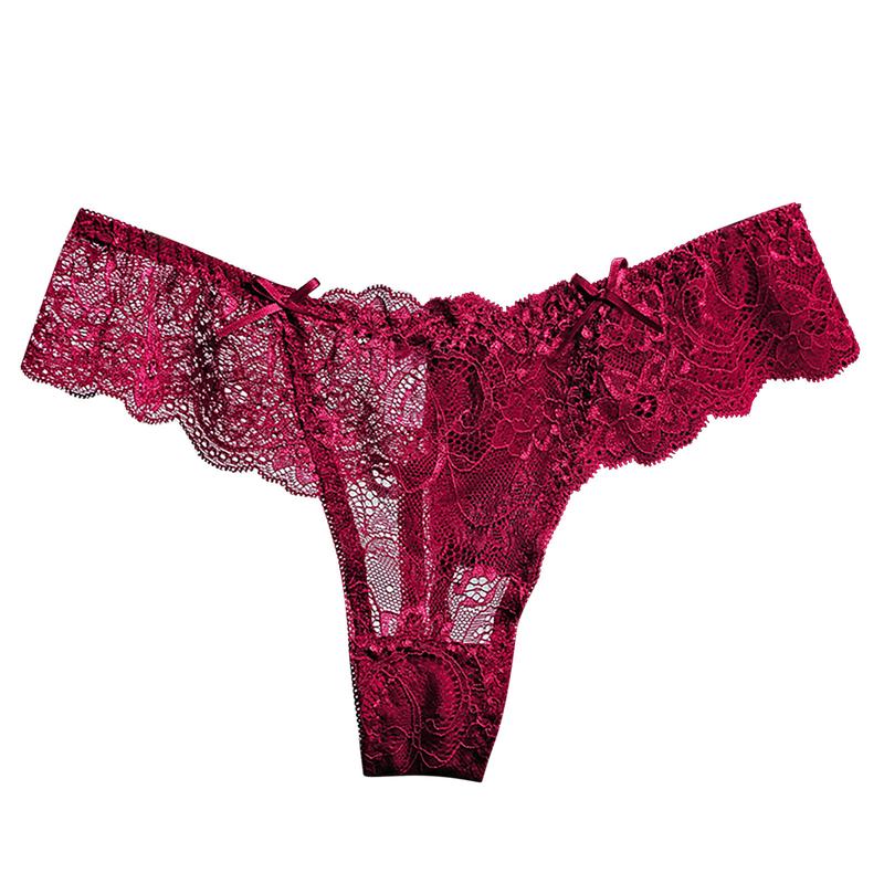 Quần Lót Ren Xuyên Thấu Cho Nữ, Quần Lót Gợi Cảm, Thời Trang Women Nhung Voi Tua Rua 8