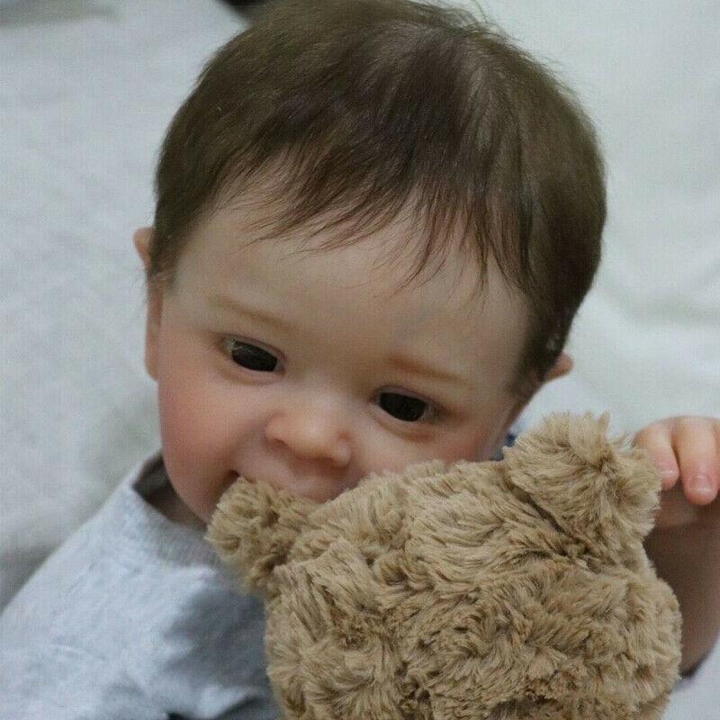 Product Introduction of Artificial Reborn Baby Doll, 1 Count Soft Touch Realistic Baby Doll, Realistic Newborn Baby Doll, Handmade Outfit Toddler Doll, Best Gift For Baby & Toddler 10