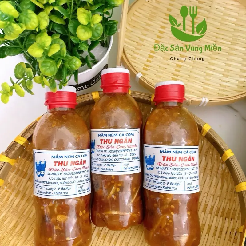 [Combo]3 Chai Mắm Cá Cơm Thu Ngân Đặc Sản Cam Ranh Khánh Hòa