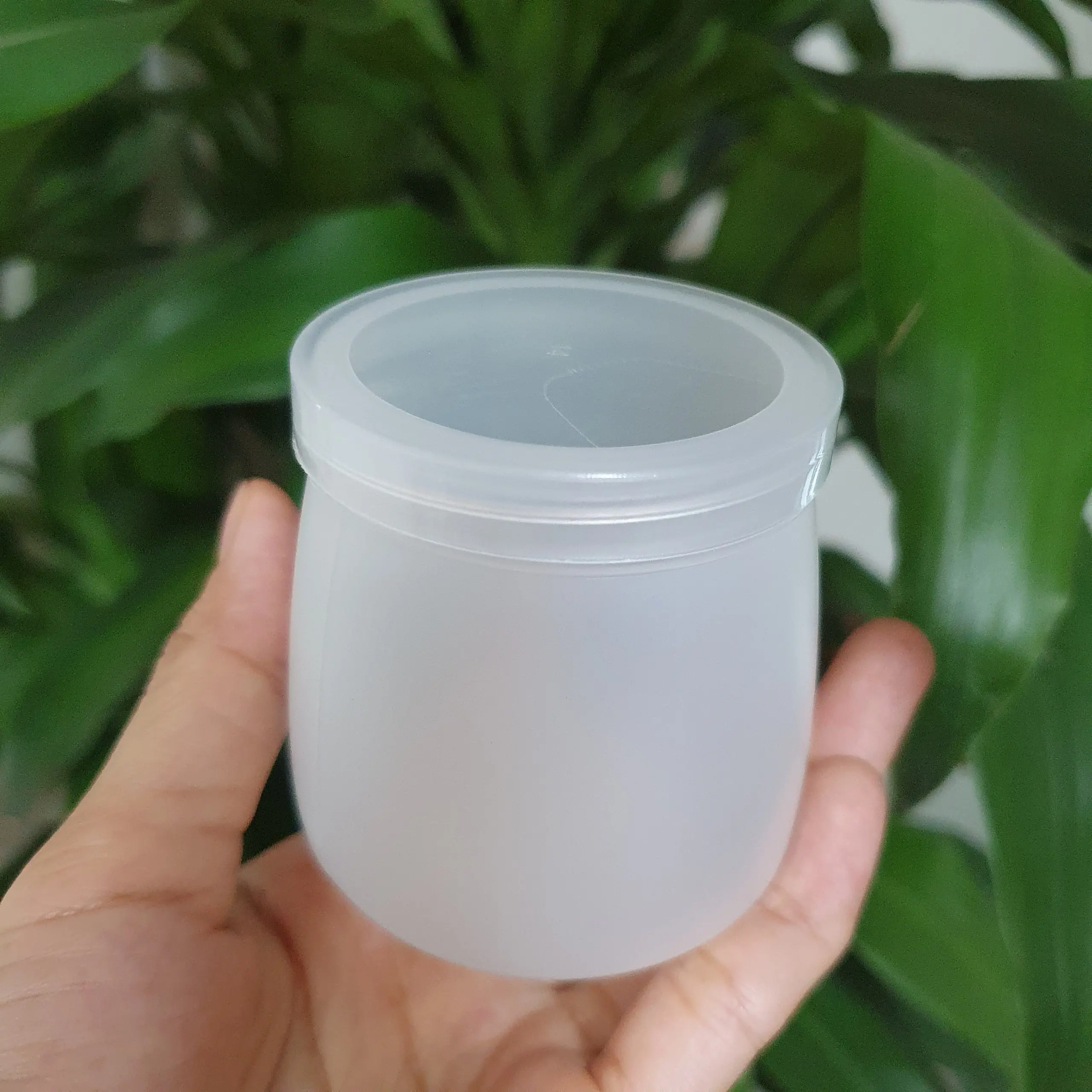 Set 50 Hũ Hộp Đựng Sữa Chua Bằng Nhựa Dày - Có Nắp Đựng Gia Vị
