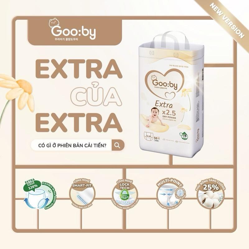 [26/4][COMBO 2B] Tã bỉm GOO:BY EXTRA cải tiến mềm mỏng thấm hút tốt KHÔNG QUÀ 0
