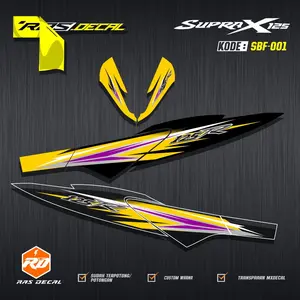 Striping Transparan Supra 125 Premium Maxdecal / STRIPING SUPRA X 125 MOTIF 125 Z