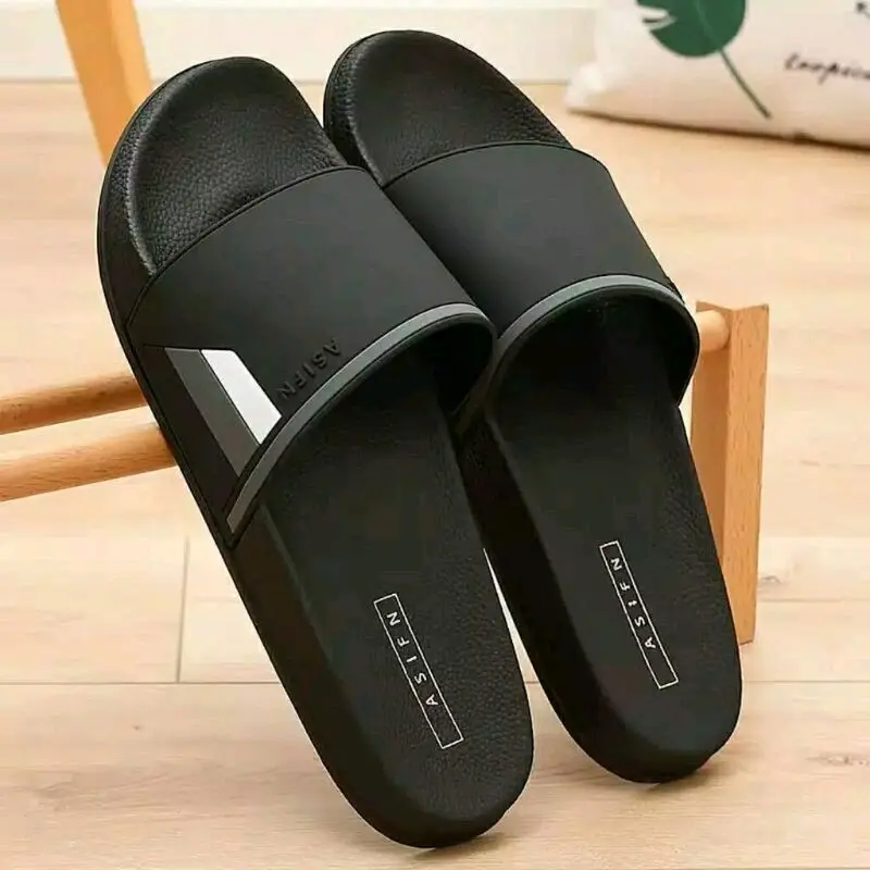 Sandal Pria basic ASIFIIN sandal pria sandal slop sendal sandal slip on sandal slip sandal cowok Karet
