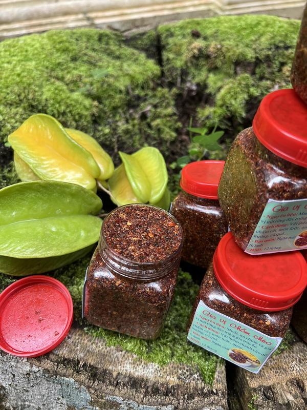 Combo 4 lọ gia vị Chẩm chéo Tây Bắc 210g/lọ (tặng 20 hạt dổi nếp) Không đường Hữu cơ Gia Vị Bột Cay tê muối không bộtngọt vịmuối muoi  haohao