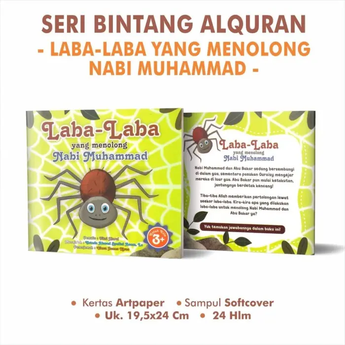 Paket Isi 6 Buku Cerita Anak Muslim Seri Hewan Dalam Al Quran Kertas Glossy Books 3