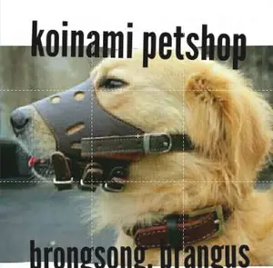 BRONGSONG IMITASI UK XS,S,M,L / dog mask / masker anjing / brangus anjing / EDOTH