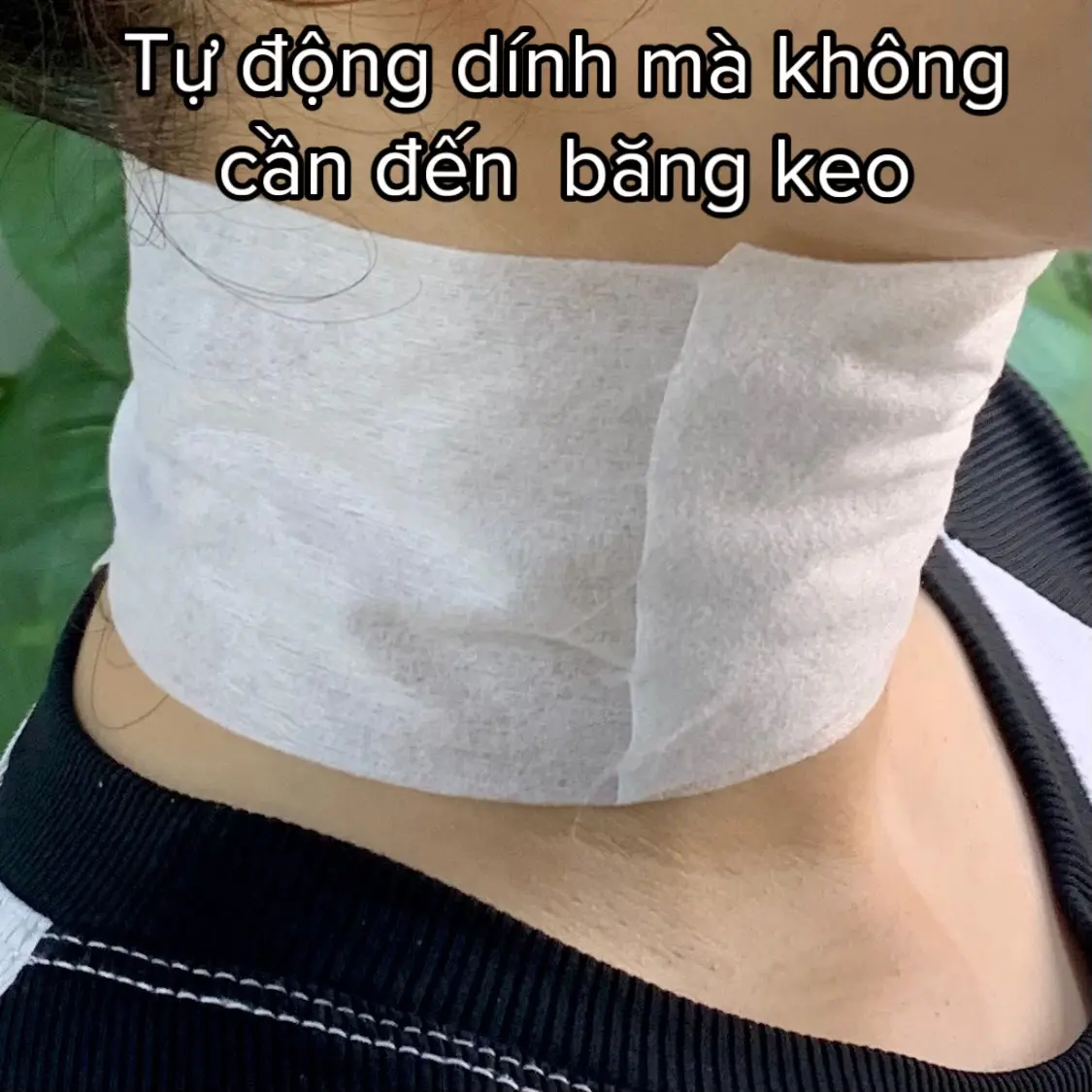 GIẤY QUẤN CỔ BABER THÊ HỆ MỚI-TỰ ĐỘNG DÍNH-LÀM BẰNG BÔNG MỀM-KHỔ TO LỖI MỎNG VÀ MỊN