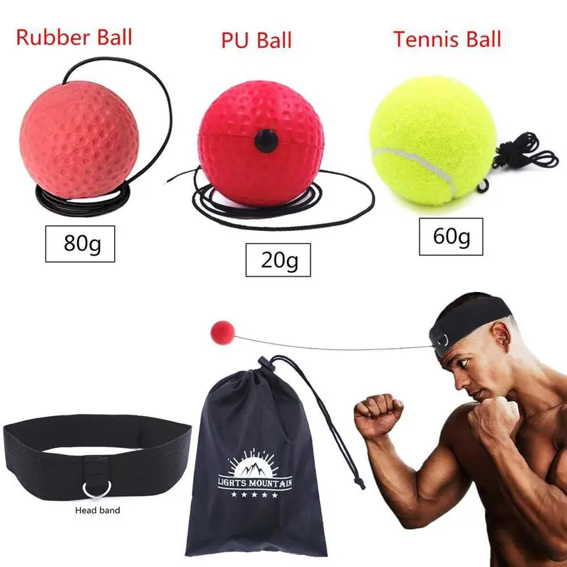 New Trend Punching Reflex Ball Samsak Tinju Speed Punching 3 PCS - DS212 0