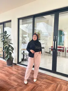 By Zayyenna CELANA BAGGY KNIT IMPORT JUMBO BB 55-110KG / CELANA KNIT IMPORT / CELANA BIG SIZE MURAH