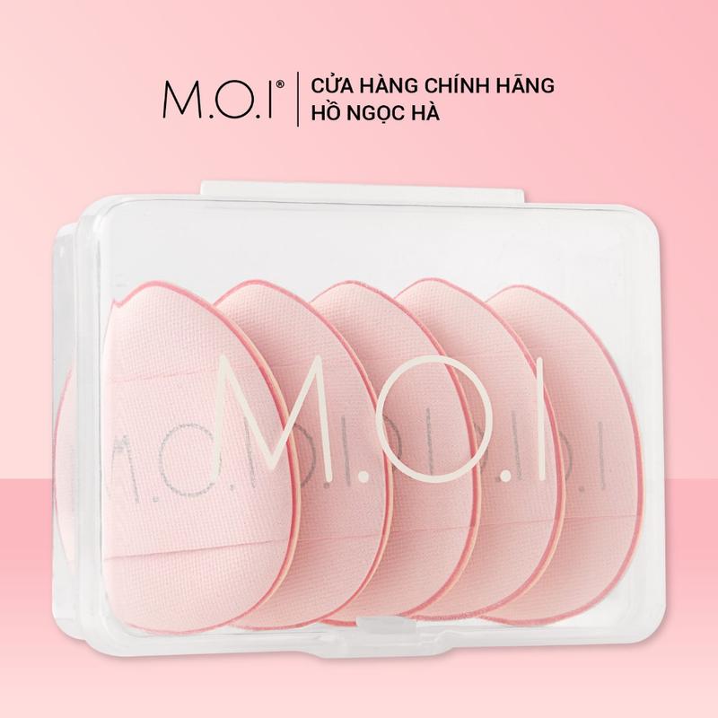 Hộp bông mút trang điểm chính hãng M.O.I Hồ Ngọc Hà Cosmetic Mỹ Phẩm Nữ Women mút trang điểm