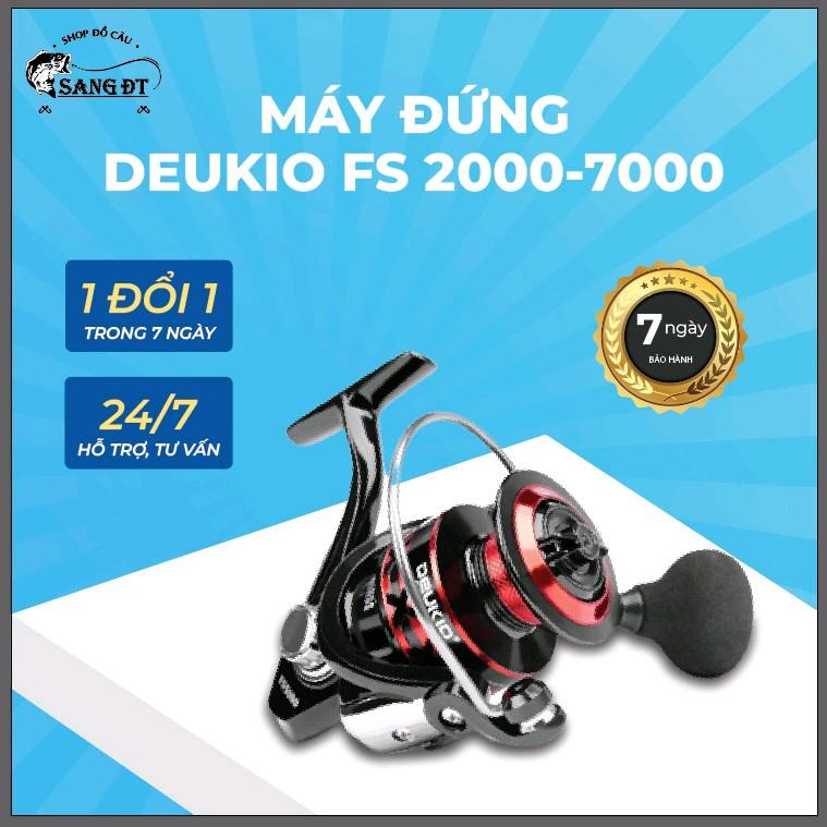 Máy Câu Cá Kim Loại Deukio FS Máy Câu Đứng 2000 Đến 7000 Chuyên Câu Lure Bắt Cá Fishing Đi Câu Tay Quay