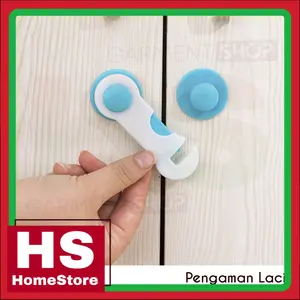 Pengaman Laci Bayi Pengunci Lemari Pintu Pengait Jendela Baby Safety