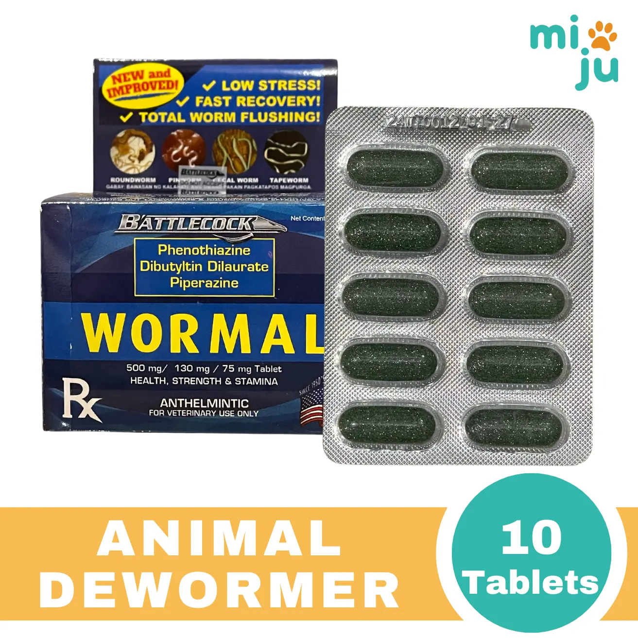 Wormal (10 Tablets) - For Animals - TikTok Shop Philippines