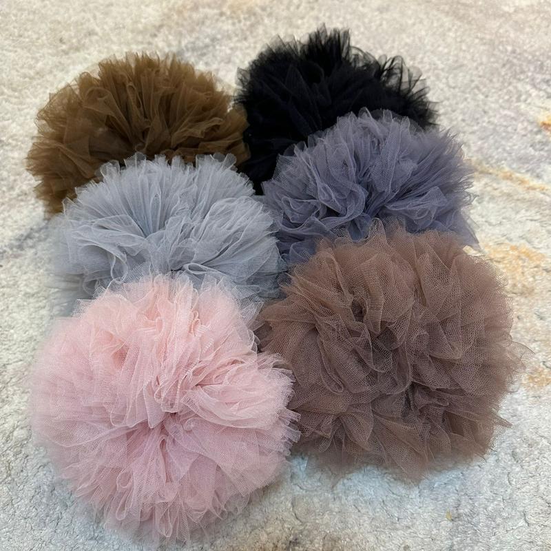 IKAT RAMBUT CEPOL SCRUNCHIE BAHAN TILE UKURAN JUMBO 1