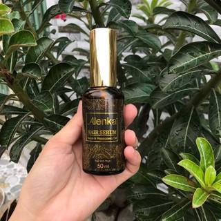 (CHÍNH HÃNG_GIÁ SỈ)Tinh dầu dưỡng bóng và giữ nếp tóc uốn sóng lơi Alenka Hair Serum 50ml
