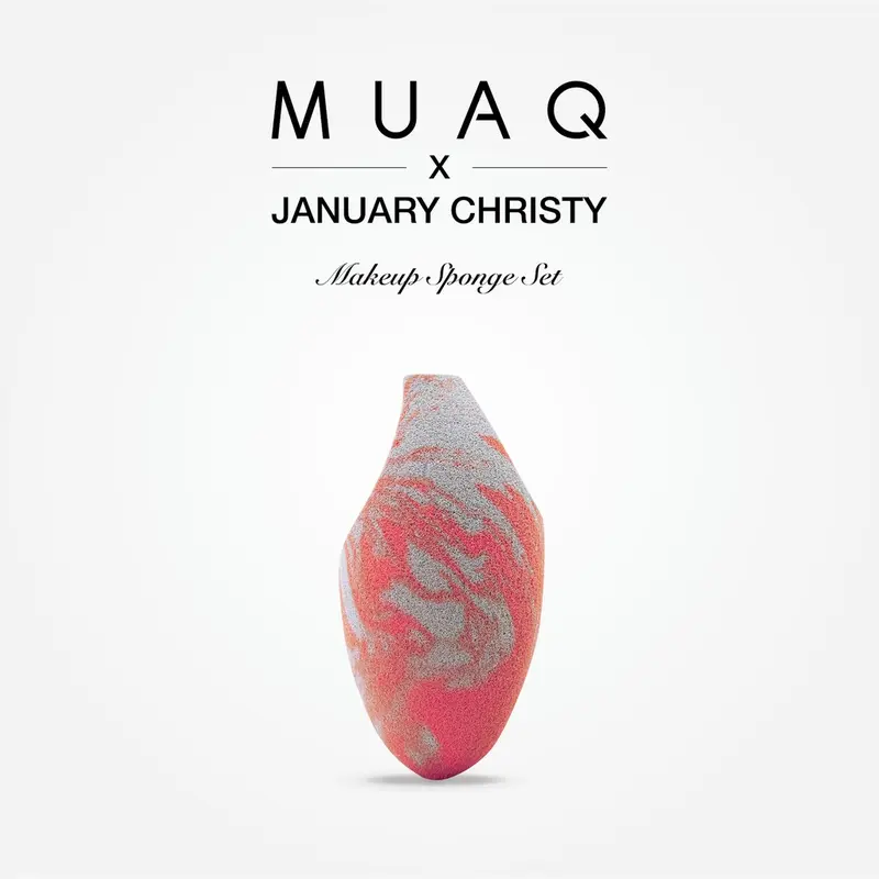 MUAQ X JANUARY CHRISTY MAKEUP SPONGE SET Blender 2