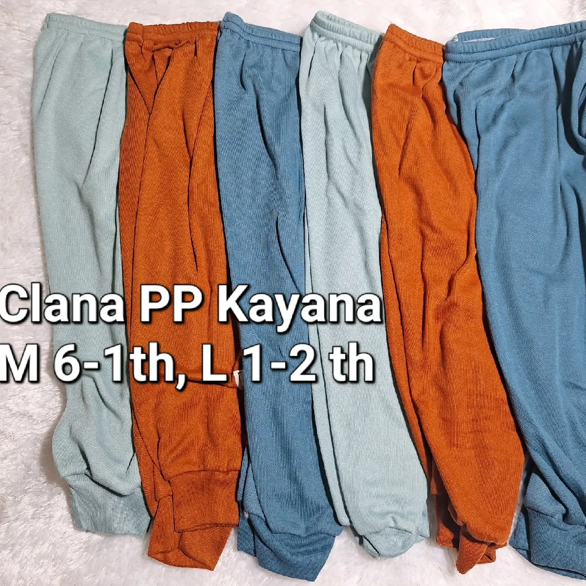 6 pc celana panjang tidur anak kayana
