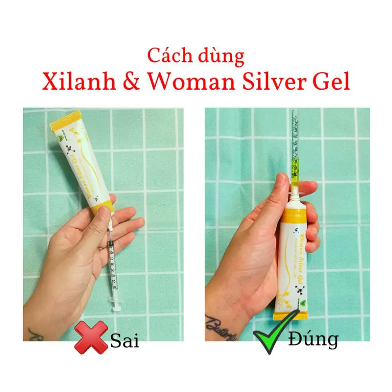 Gel Nano bạc Woman Silver Gel tặng 5 bơm   vệ sinh phụ nữ  Táo Xanh Việt Nam Hàng chính hãng 0