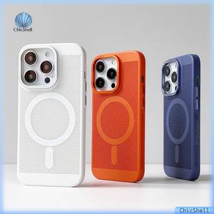 Ốp Điện Thoại Từ Tính Nhám, Thoáng Khí, Tản Nhiệt, Ốp Cứng, Chống Sốc, Tương Thích Với iPhone 16, 13, 12, 11, 14, 15 Pro Max, 16 Pro Max Và 16Plus