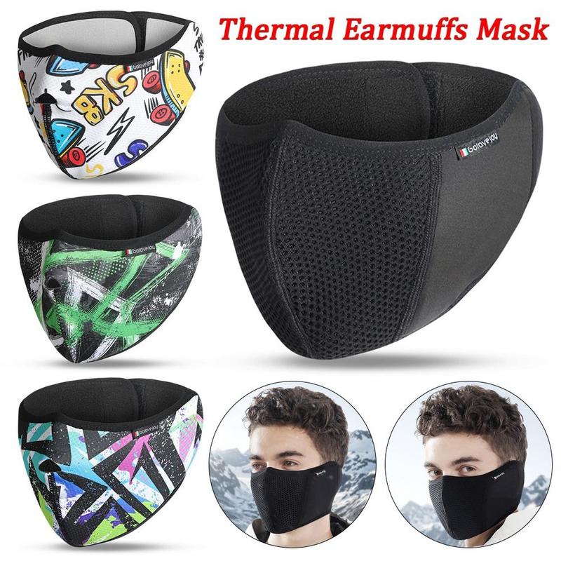Product Introduction of Winter Velvet Thermal Earmuffs Mask Breathable Windproof Fleece Winter Mask Simple Warm Cycling Earflap Outdoor Cycling Skiing 11