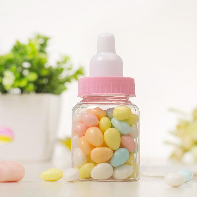 Product Introduction of Mini Baby Milk Bottle Shaped Box, 12pcs Creative Portable Candy Storage Box, Birthday Party Decor 17