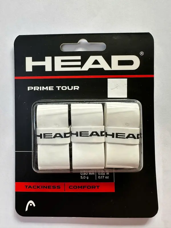 QUẤN CÁN HEAD PRIME TOUR LOẠI 3 CÁI/1 VỈ tennis vợt pickleball six zero 5