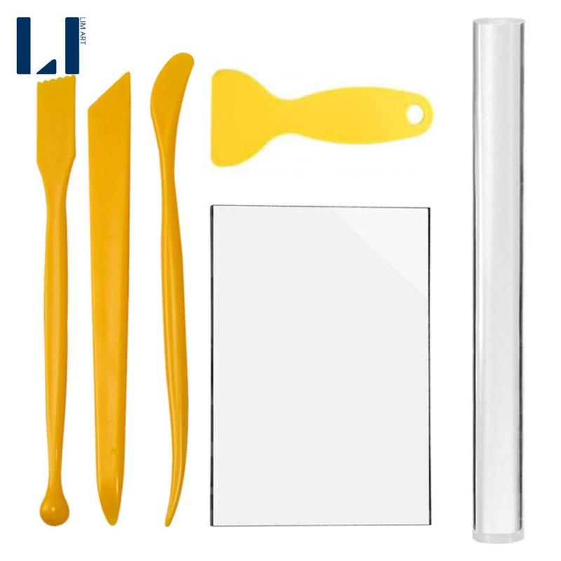 Product Introduction of Bộ 6 món dụng cụ nặn đất sét cơ bản bằng nhựa LIM DIY 8