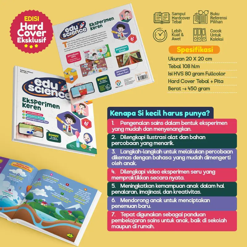 Buku Anak - Eduscience Eksperimen Keren - Ziyadbooks Books Resep 3