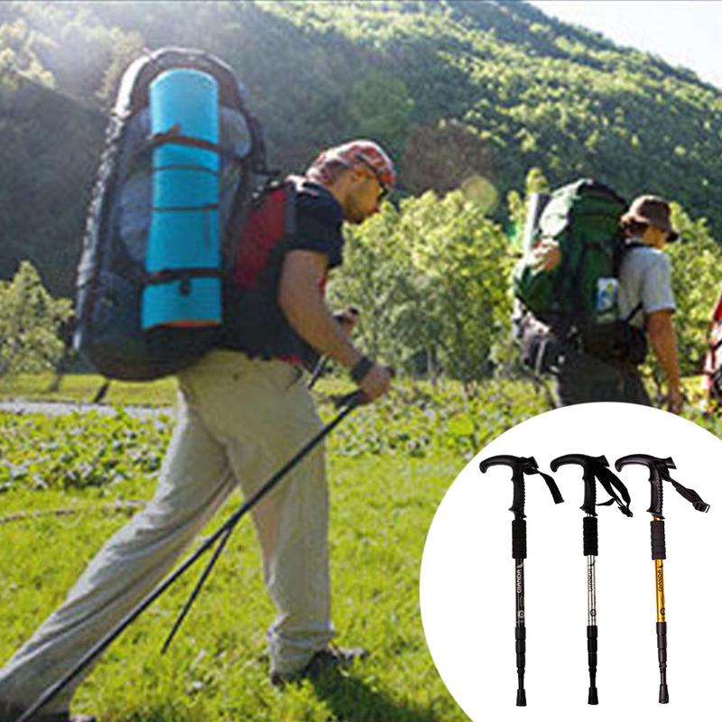 Telescopic Alpenstocks 4-section Adjustable Trekking Trail Rod Outdoor ...