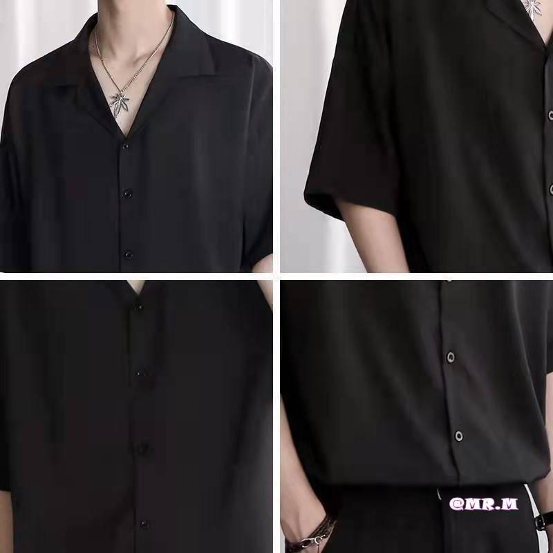 Product Introduction of Áo sơ mi ngắn tay cổ vest phong cách hàn quốc trẻ trung sominam  dep aotrang nam đi làm văn phòng thường 2