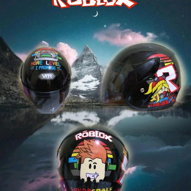 HELM ANAK SNI JUNIOR MOTIF ROBLOX GAMER ANAK 4-8 TAHUN Motorcycle 2