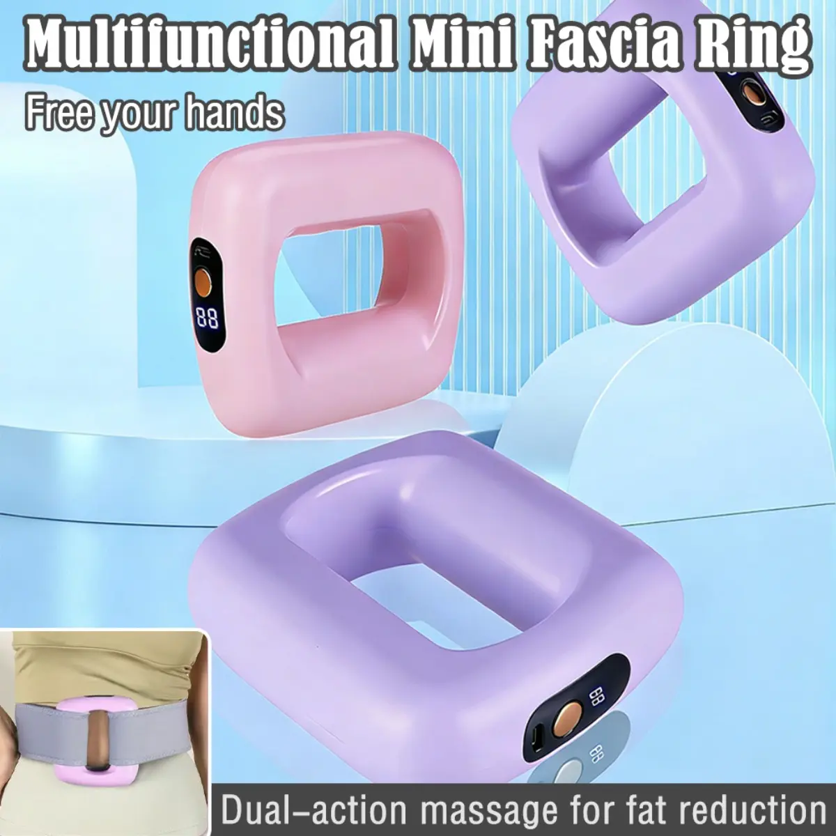 Vibrating Massager Machine - Getaran Slimming Ring for Waist & Belly,  Abdomen Fascial Massager, Portable Shaking Device, Muscle Relaxation &  Fitness Tool, 360 Rotation, 2 Speeds, Model XYZ, 5cm Diam - TikTok Shop  Malaysia