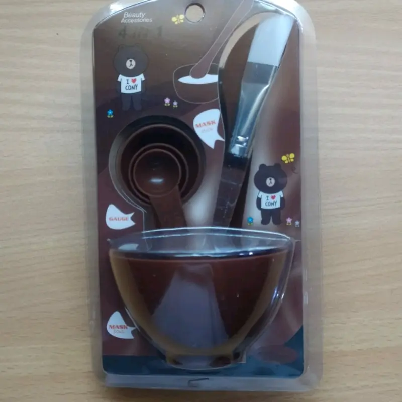 1PCS MANGKOK MASKER SET MASKER BOWL Peralatan Pembersih 1