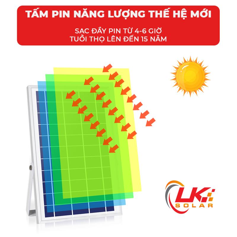 Product Introduction of [CHÍNH HÃNG] Đèn Led Năng Lượng Mặt Trời Siêu Sáng 50W - LK SOLAR TGD-9950 BẢO HÀNH 2 NĂM, Sử dụng 100% năng lượng mặt trời, dễ dàng lắp đặt ngoài sân vườn, trong nhà, nhà xưởng, trang trại, cảm biến ánh sáng, có remote điều khiển từ xa 15