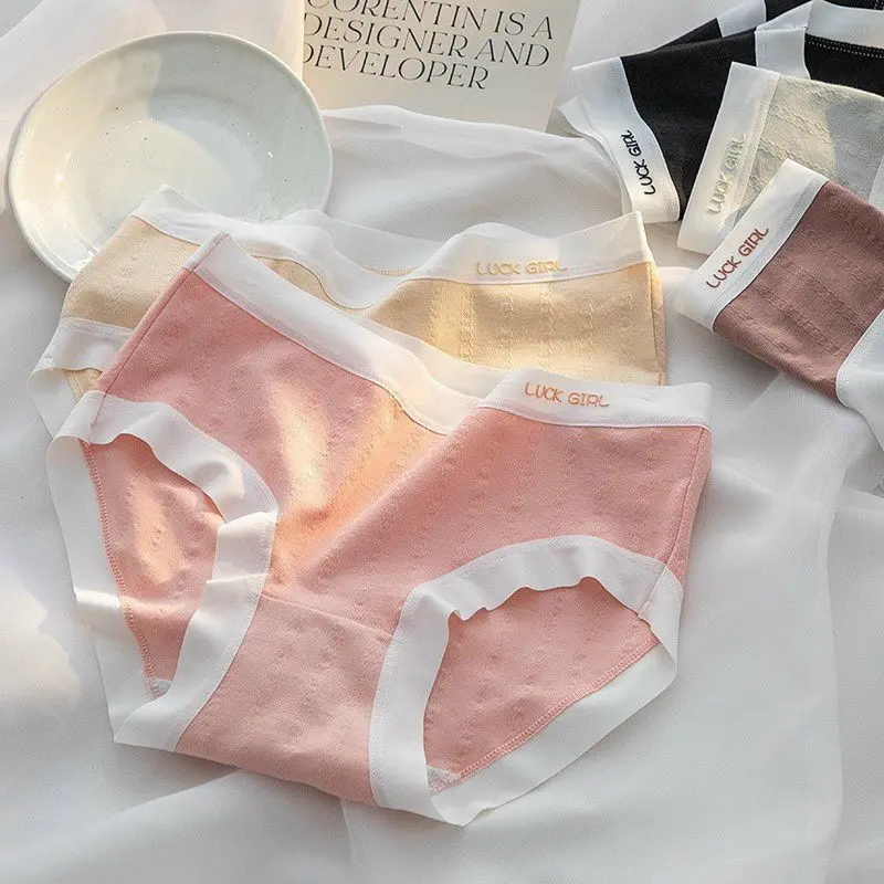 Set 5 hoặc 10 Quần Lót Cữ Cotton Co Dãn 4 Chiều Luck Girl Women Voi